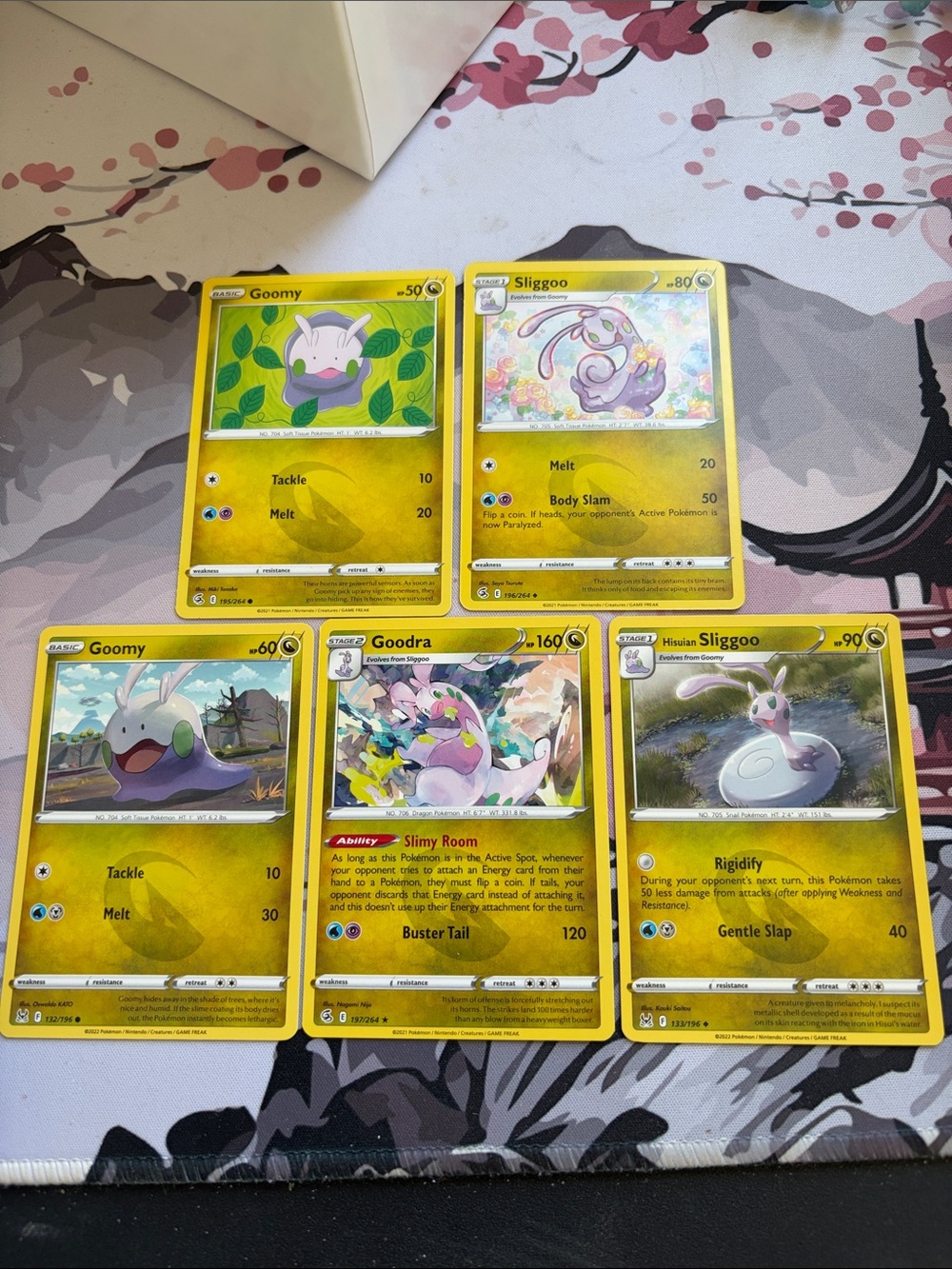 Goomy Evolution Line Lot | Pokémon TCG | Fusion Strike + Lost Origin | 5/$25